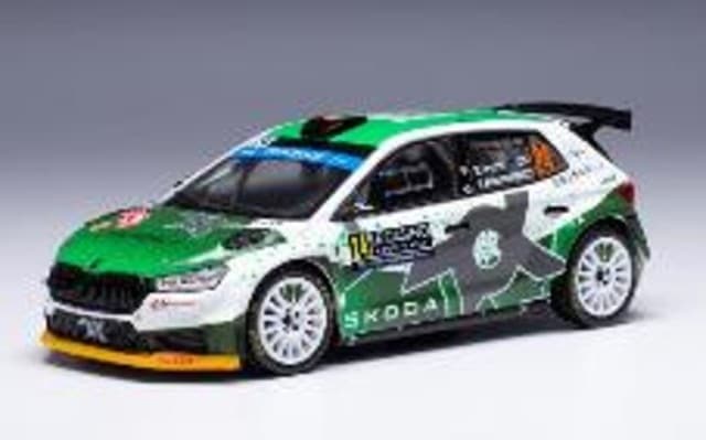 RAM890 IXO 1/43 シュコダ ファビア Rally2?2023年モンテカルロ #24 N.Gryazin/K.Aleksandrov