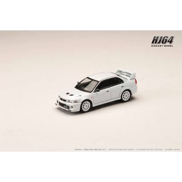 HJ643033AW HJ64 1/64 Mitsubishiランサー RS エボリューション 6 (T.M.E.) スコーティアホワイト