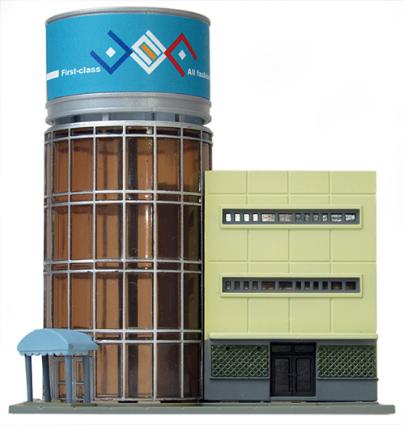 293743 建コレ039-3 円筒形ビル3