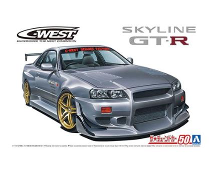 ザ☆チューンドカー No.50 1/24 C-WEST BNR34 スカイラインGT-R '02(ニッサン)