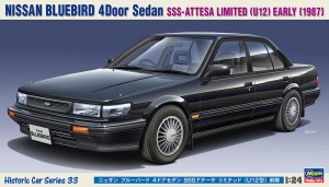 HC33 1/24 ニッサン ブルーバード 4ドアセダン SSSアテーサリミテッド(U12型)前期