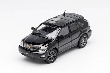 KS035-281 GCD 1/64 Toyota Harrier - (RHD) - BLACK