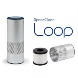 空気清浄機能付きオゾン除菌脱臭機「スペースくりんLOOP」【カラー:シルバー】