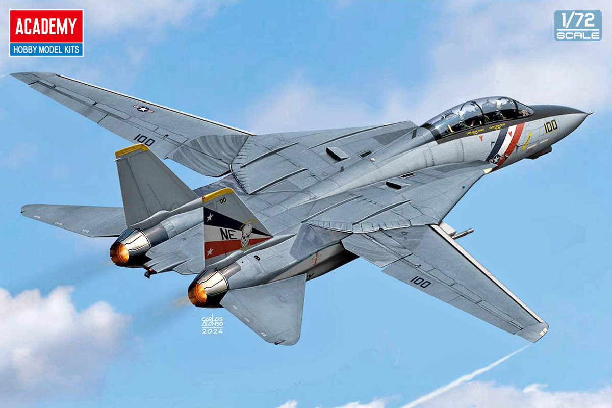 12590 アカデミー 1/72 F-14D スーパートムキャット 'VF-2 バウンティハンターズ'