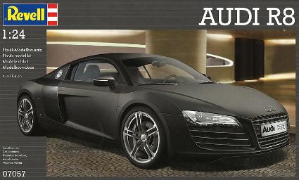 07057 レベル 1/24 アウディ R8 (マットブラック)