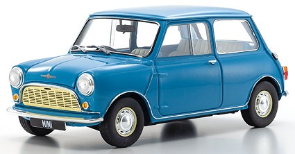 KS08964BL KYOSHOオリジナル 1/18 モーリス ミニ Mk.1 1959 (クリッパーブルー)