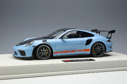 EML072C EIDOLON 1/18 Porsche 911 (991.2) GT3 RS Weissach Package 2018 ガルフブルー