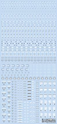 RB02-100WAG 1/100 ホワイト&グレー RB02コーションデカール (1枚入)