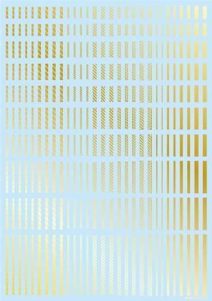 LINED02-GLD ラインデカール2 ゴールド(1枚入)