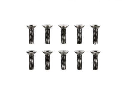 SP.1629 3x10mmスチール六角皿ビス(10本)